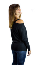 Load image into Gallery viewer, Black Nursing T-Shawl ™
